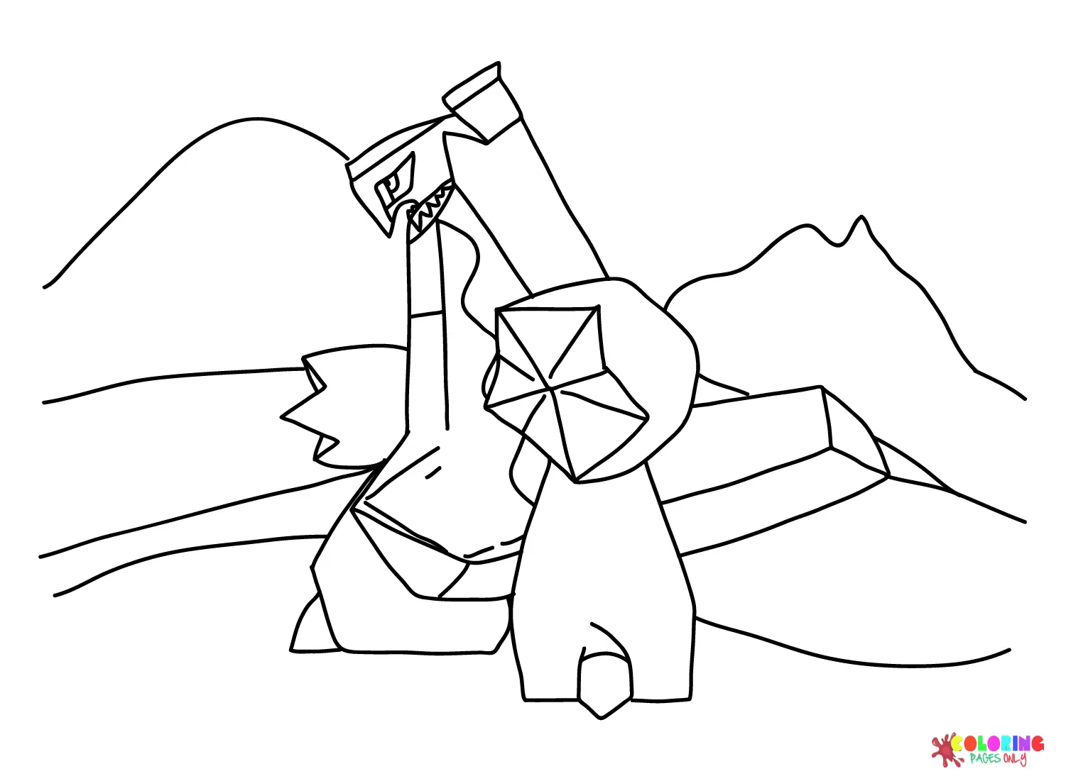 Duraludon Para Colorear 7
