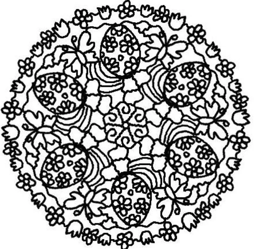 Easter Coloring Pages 100