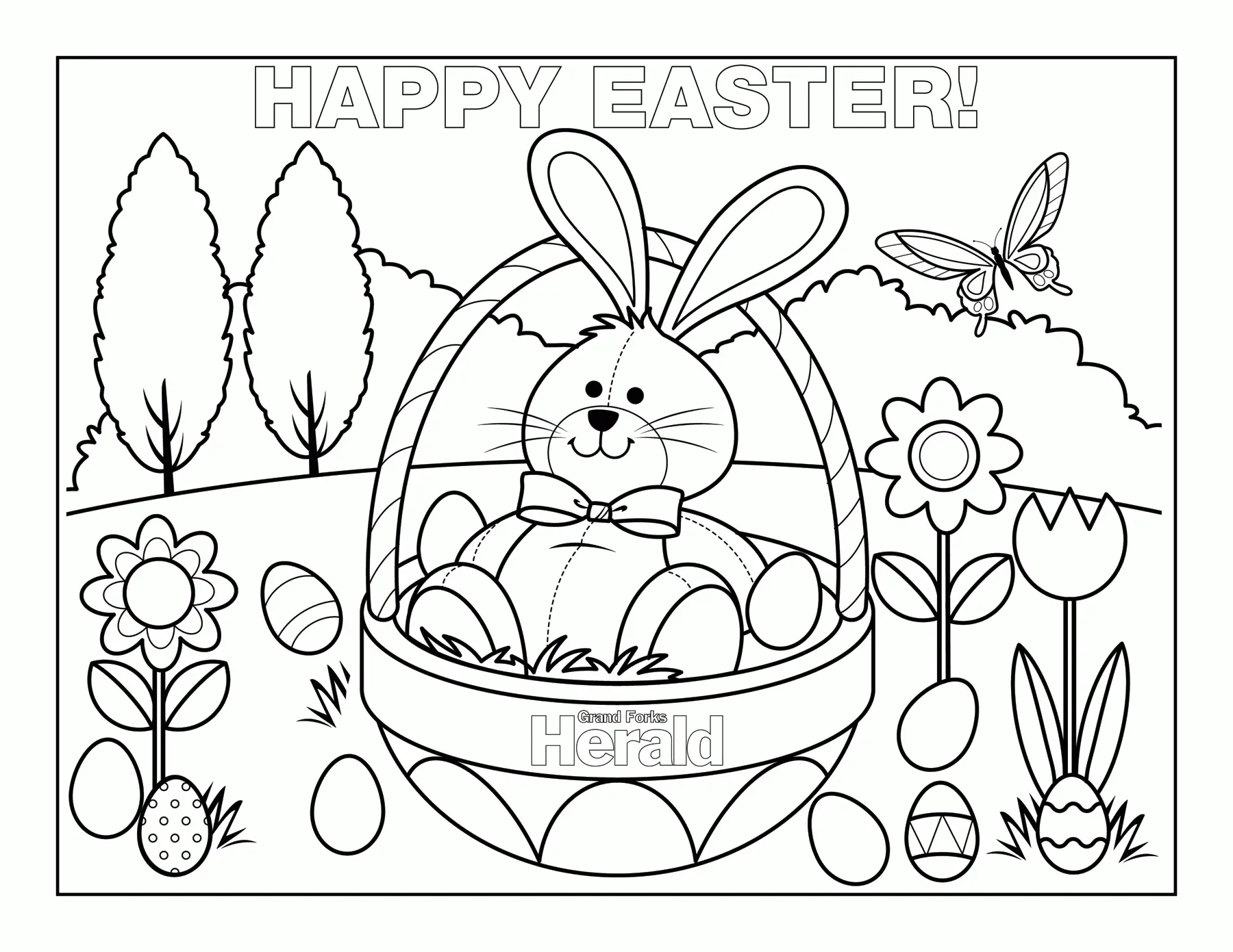 Easter Coloring Pages 108