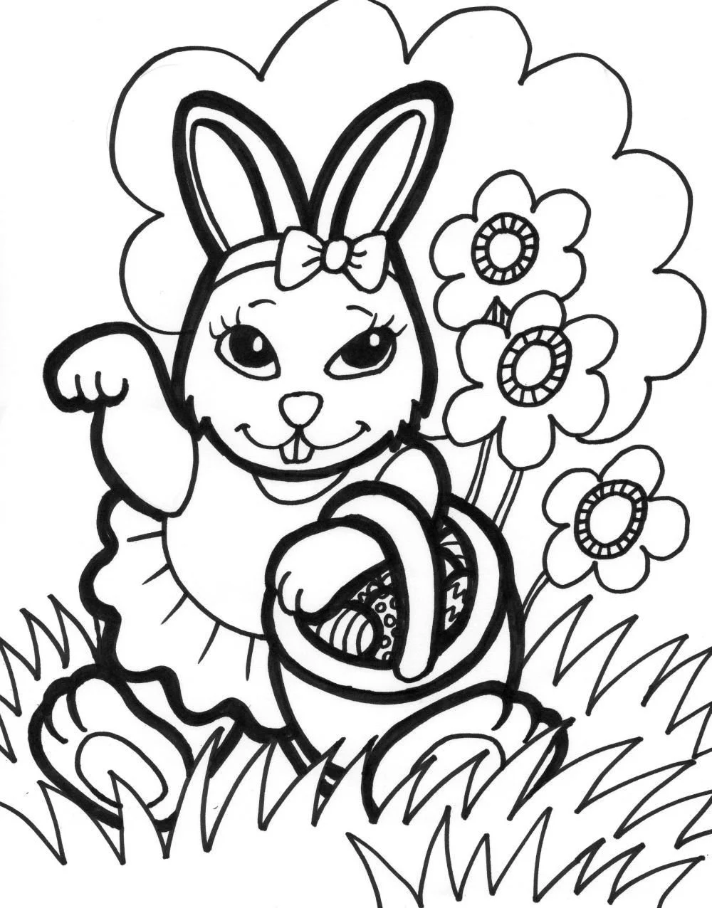 Easter Coloring Pages 118