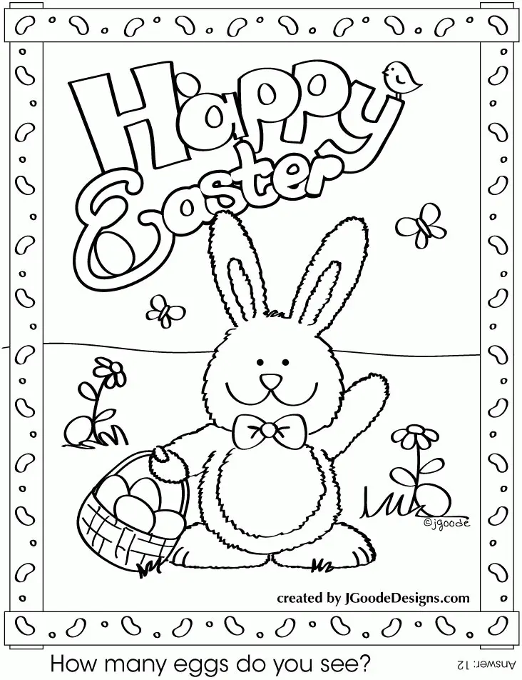 Easter Coloring Pages 145