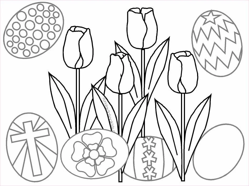 Easter Coloring Pages 156