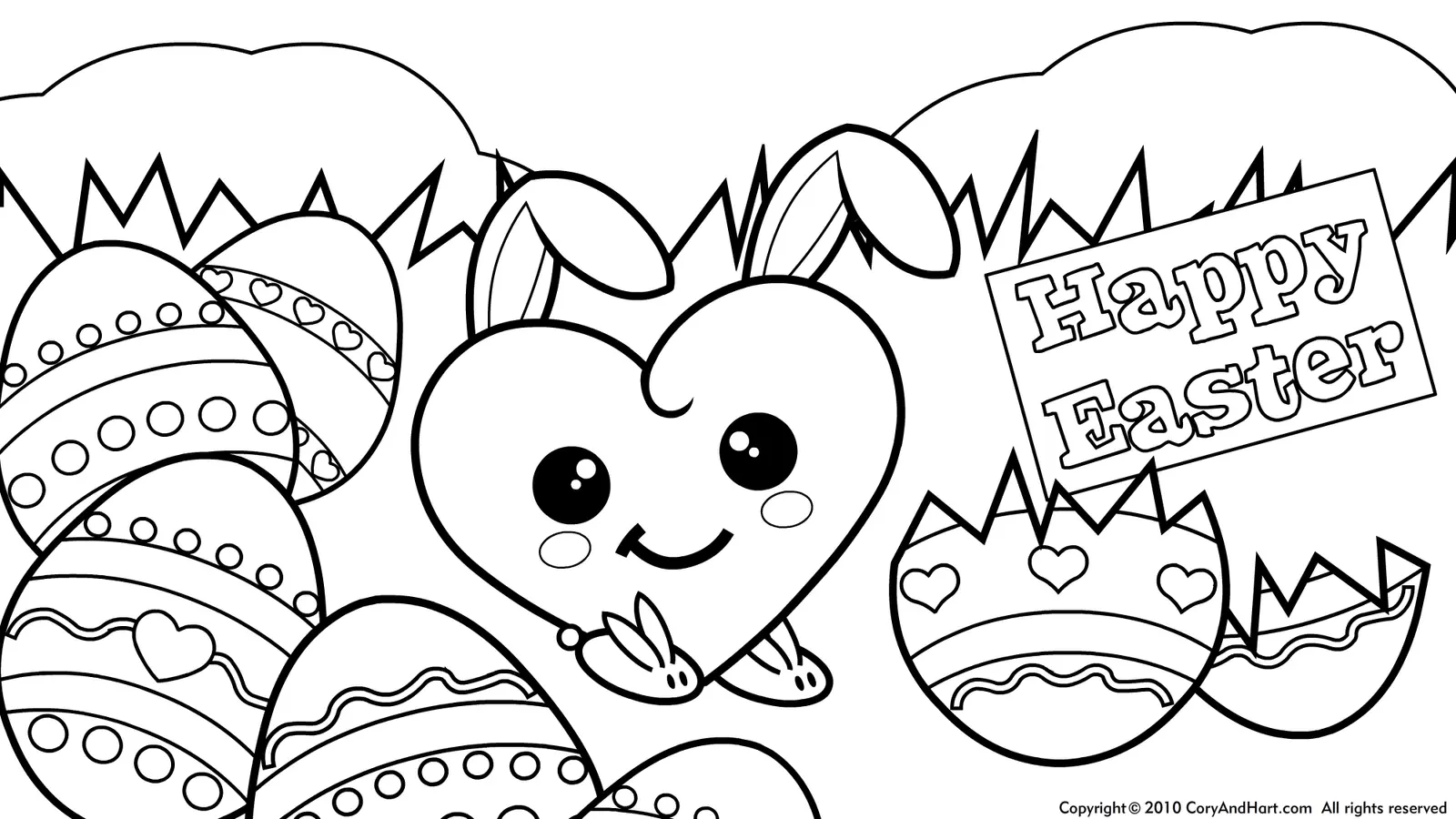 Easter Coloring Pages 159