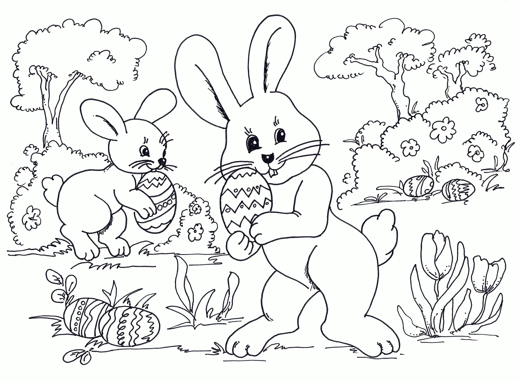 Easter Coloring Pages 160