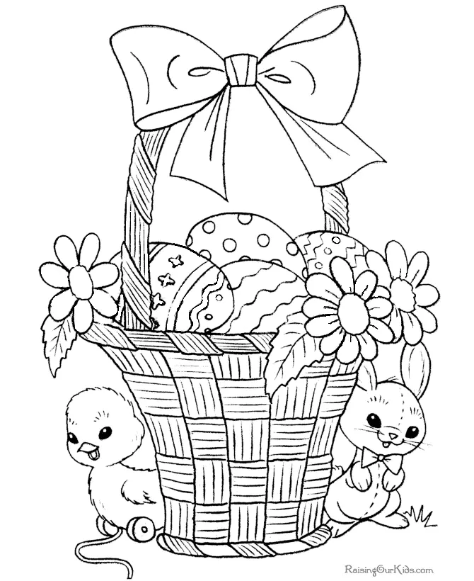 Easter Coloring Pages 162