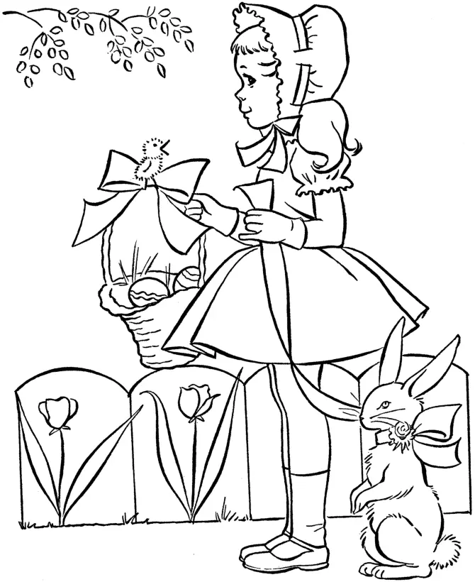Easter Coloring Pages 175