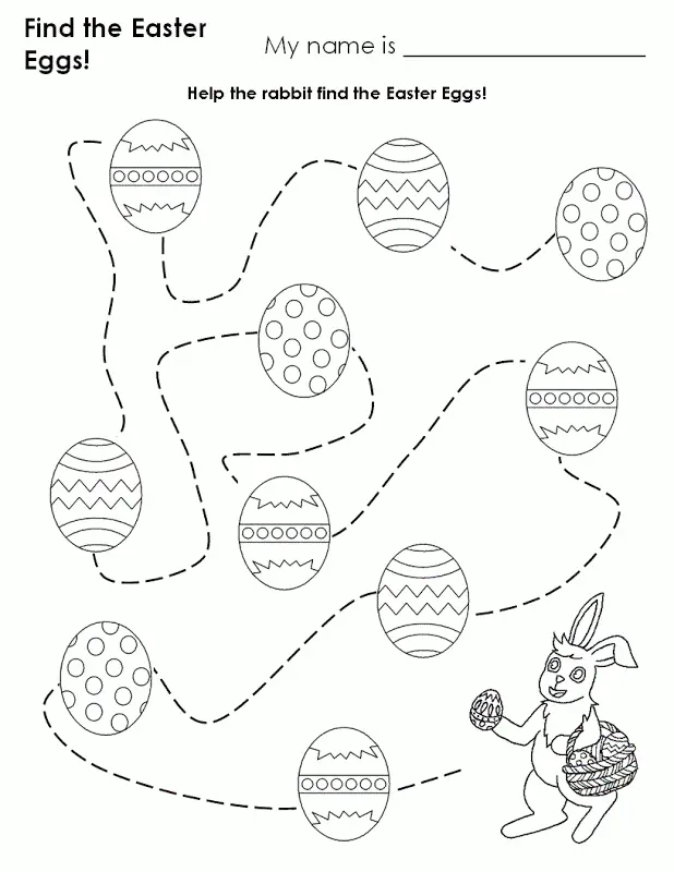 Easter Coloring Pages 178