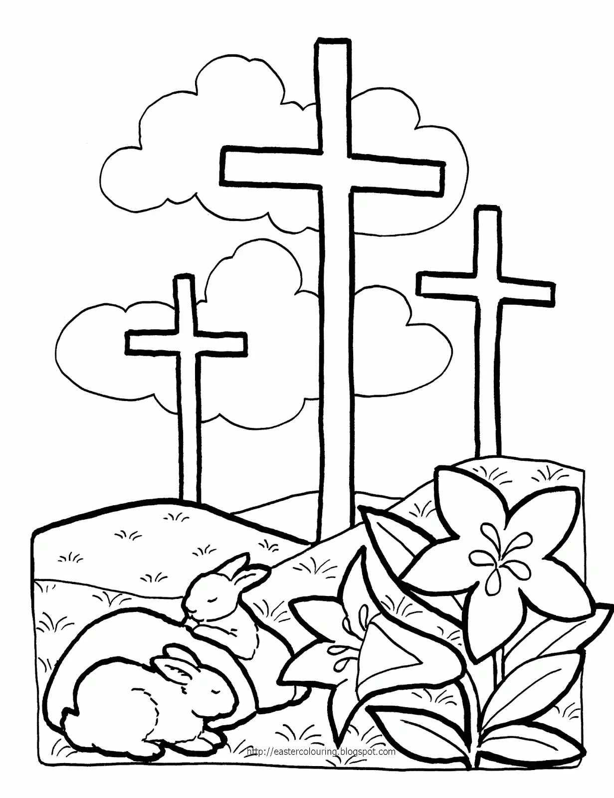 Easter Coloring Pages 191