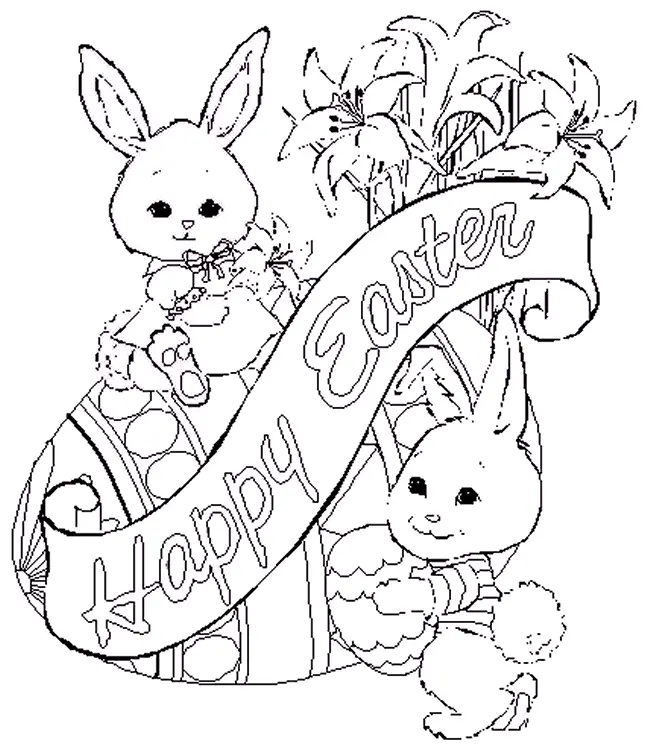 Easter Coloring Pages 224