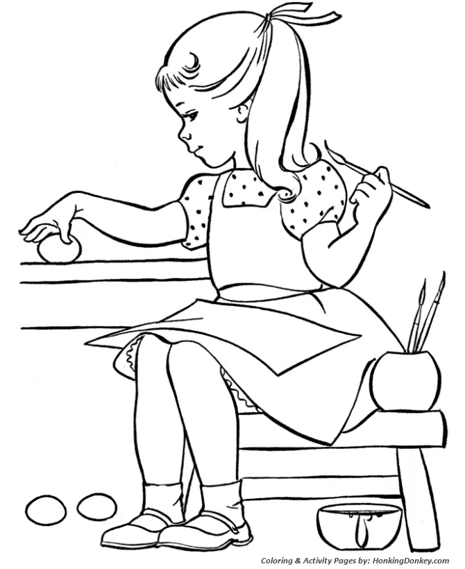 Easter Coloring Pages 263