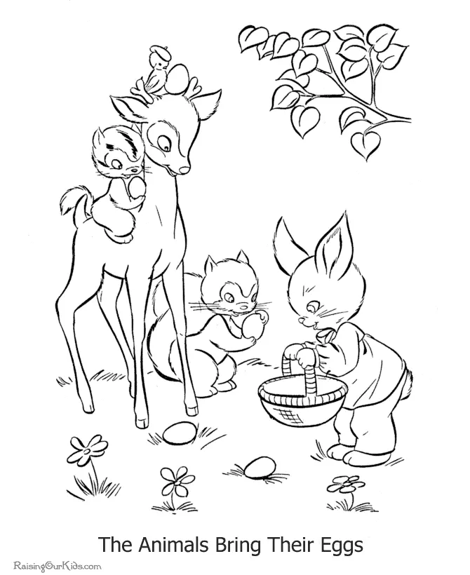 Easter Coloring Pages 267