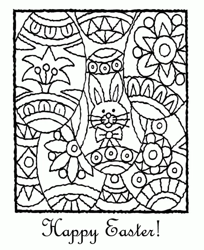 Easter Coloring Pages 308