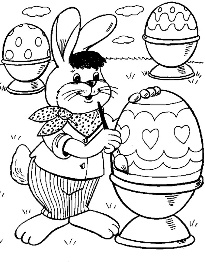 Easter Coloring Pages 312