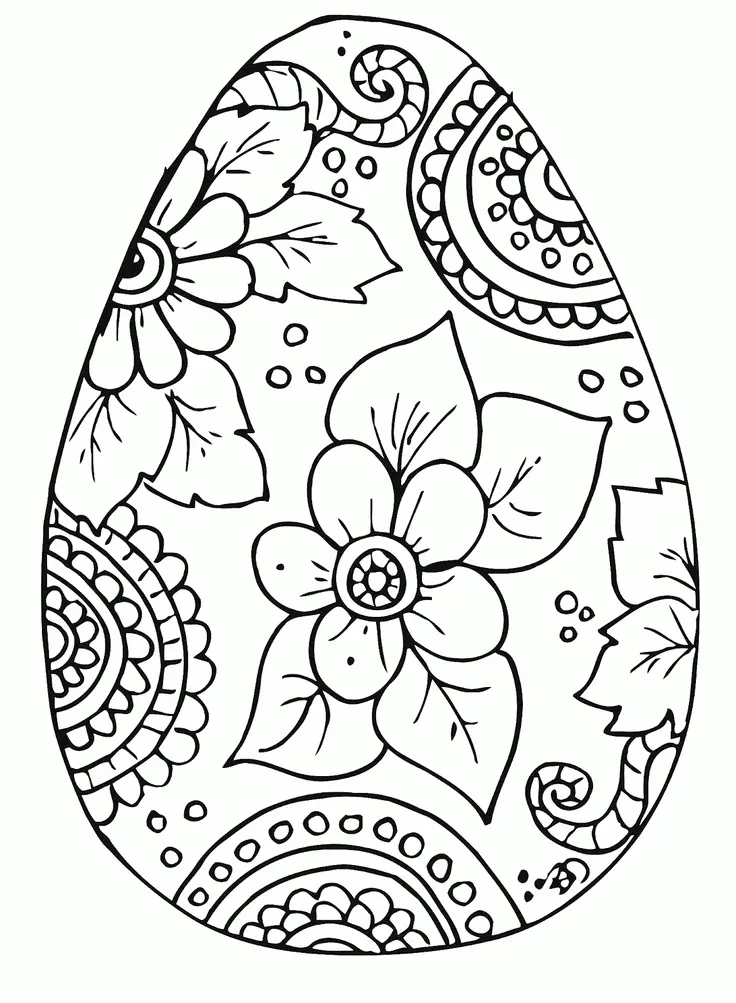 Easter Coloring Pages 332