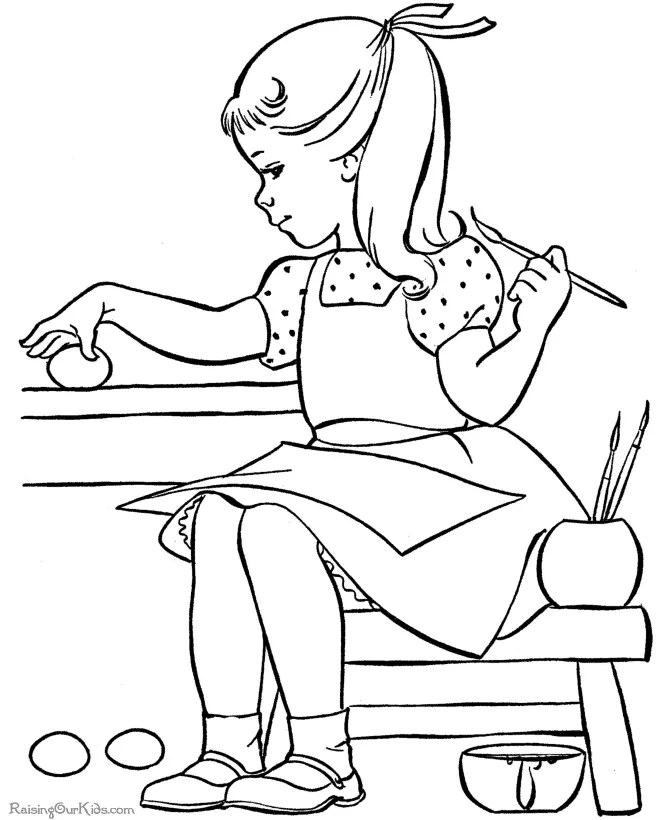 Easter Coloring Pages 72