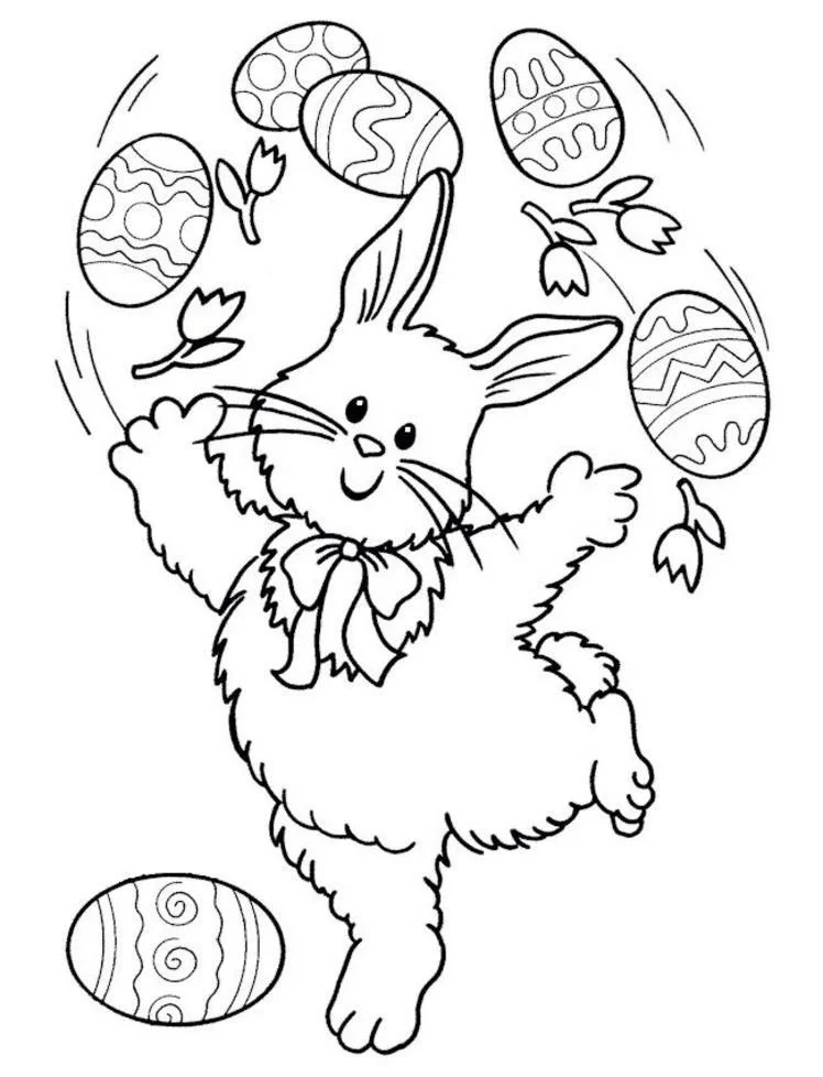 Easter Coloring Pages 82