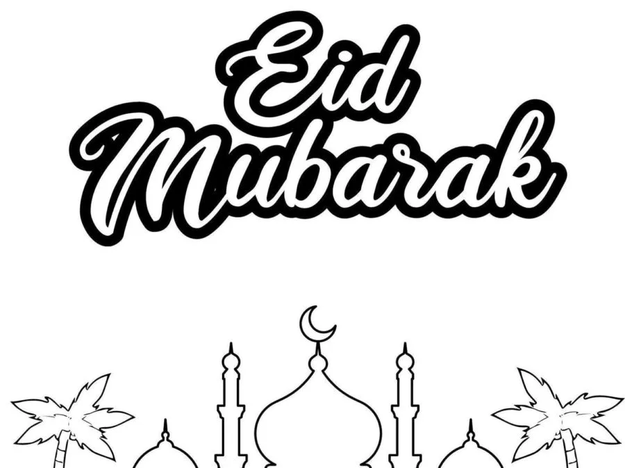 Eid Mubarak Coloring Pages 65