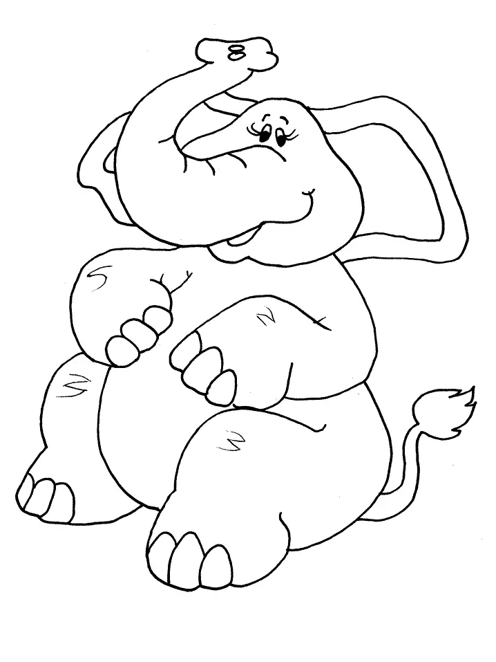 Elefant Ausmalbilder 24