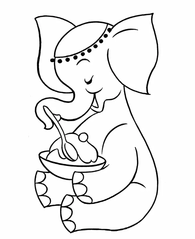 Elefant Ausmalbilder 32