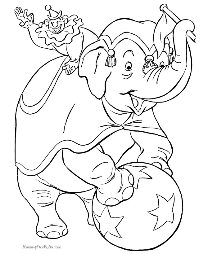 Elefant Ausmalbilder 4