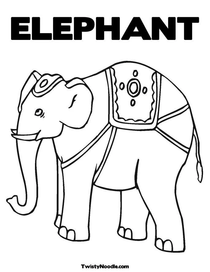 Elefant Ausmalbilder 46