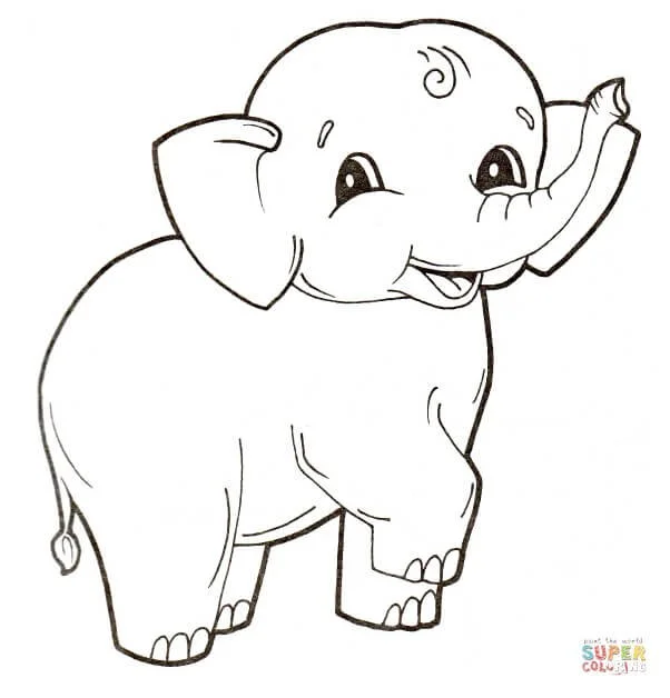 Elefant Ausmalbilder 48