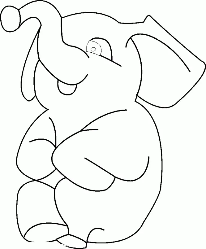 Elefant Ausmalbilder 5