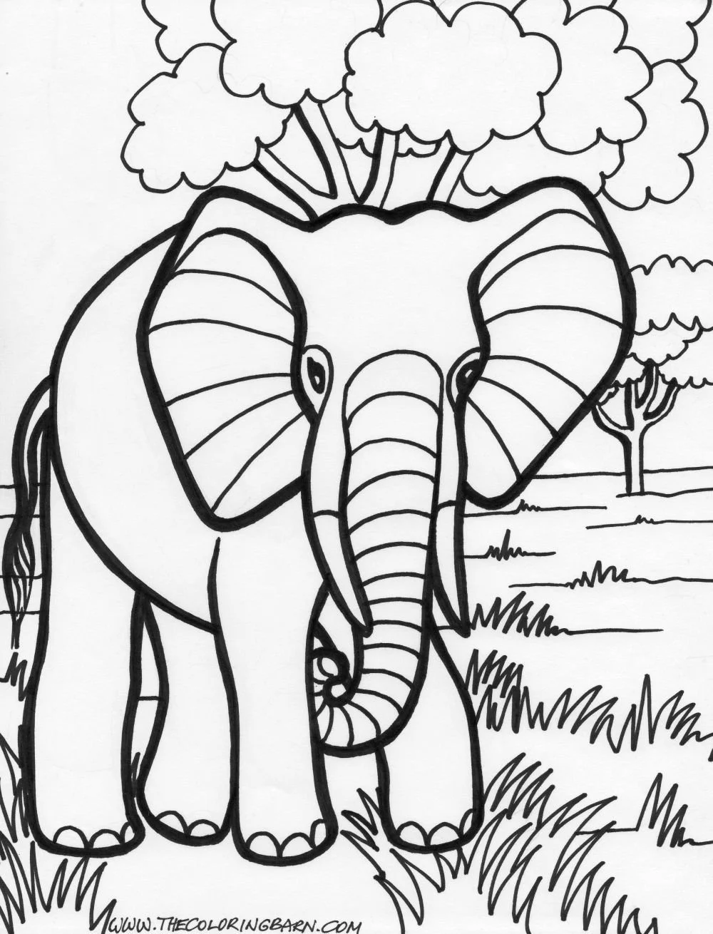 Elefant Ausmalbilder 55