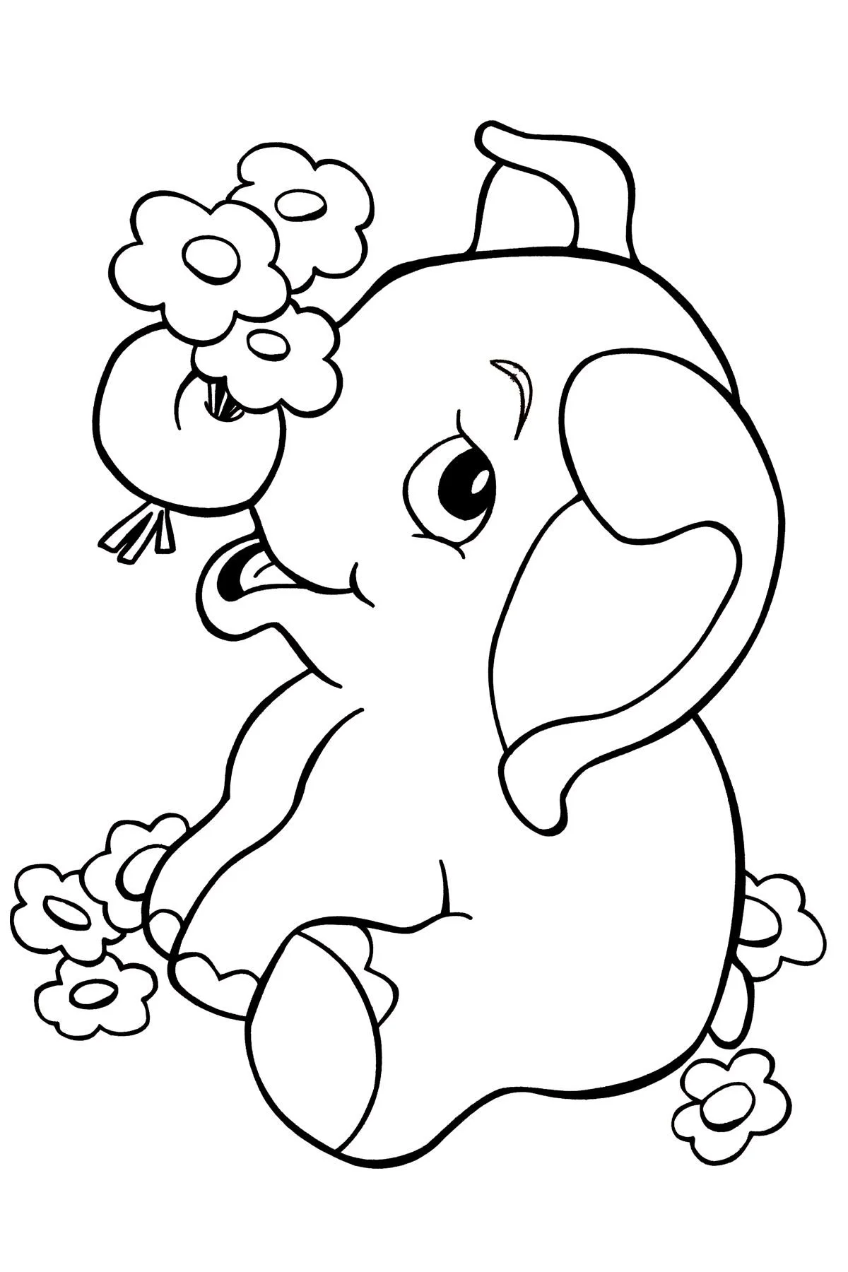 Elefant Ausmalbilder 57