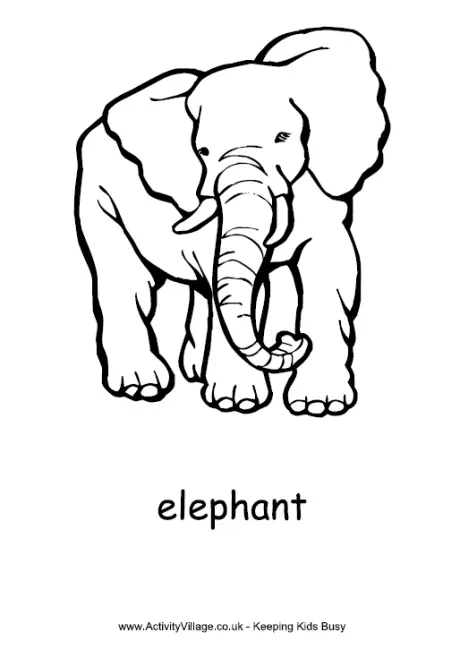 Elefant Ausmalbilder 64