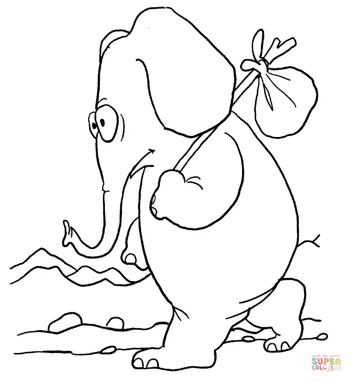 Elefant Ausmalbilder 65