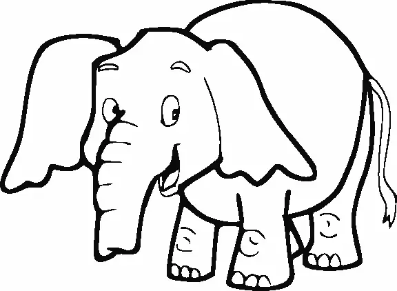 Elephant Coloring Pages 66