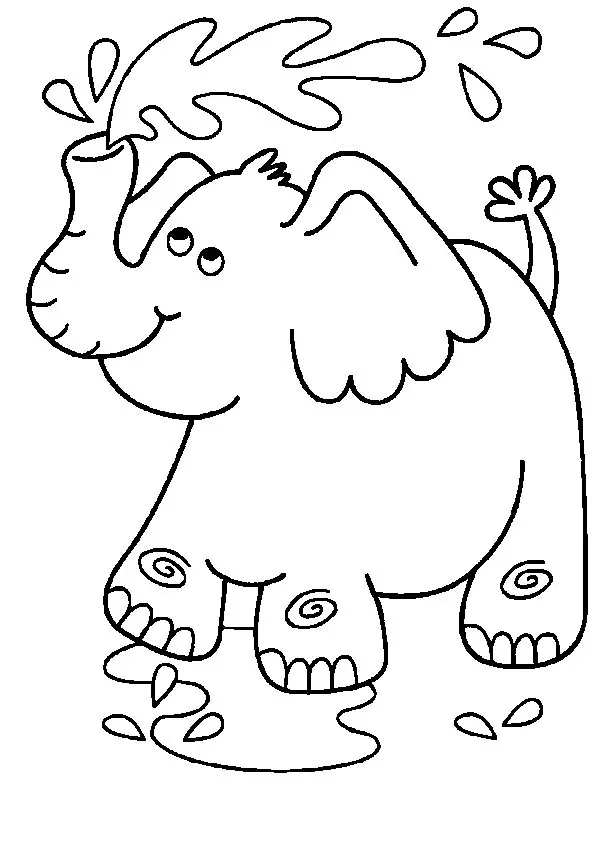Elefant Ausmalbilder 7