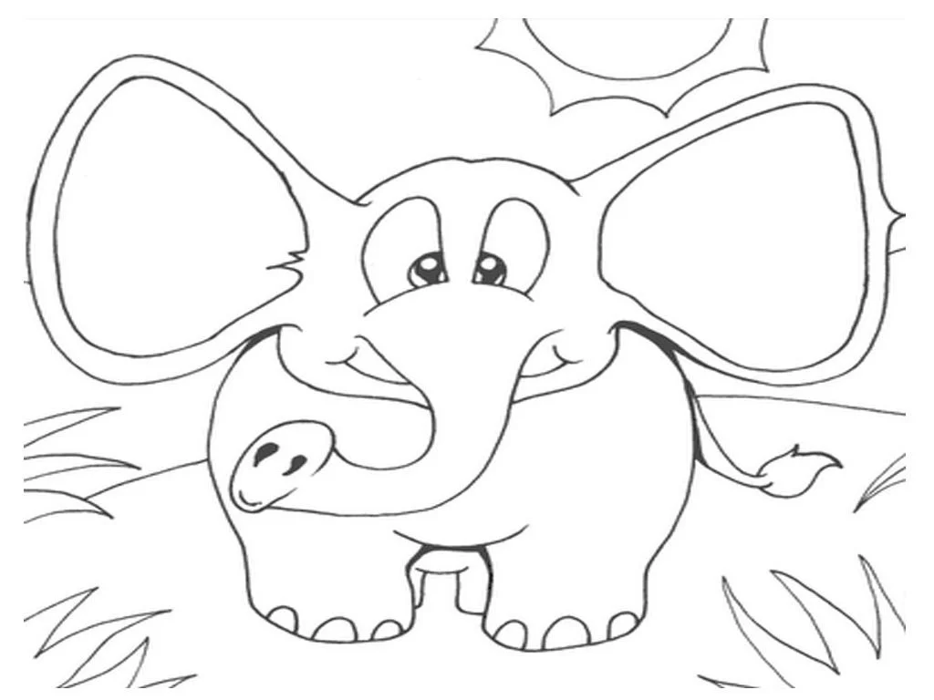 Elefant Ausmalbilder 75