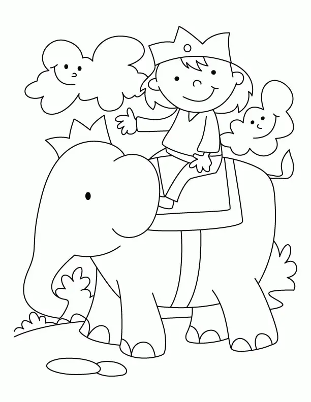 Elefant Ausmalbilder 8