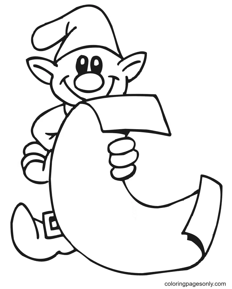 Desenhos de Duende Para Colorir 55