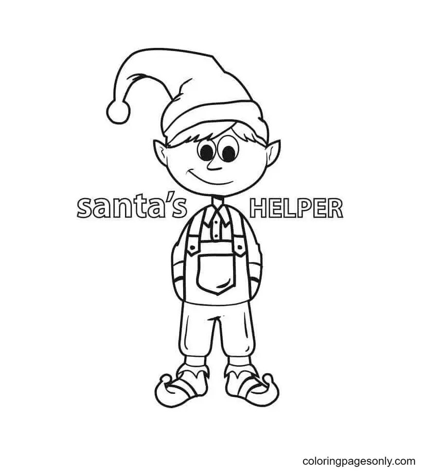 Desenhos de Duende Para Colorir 60