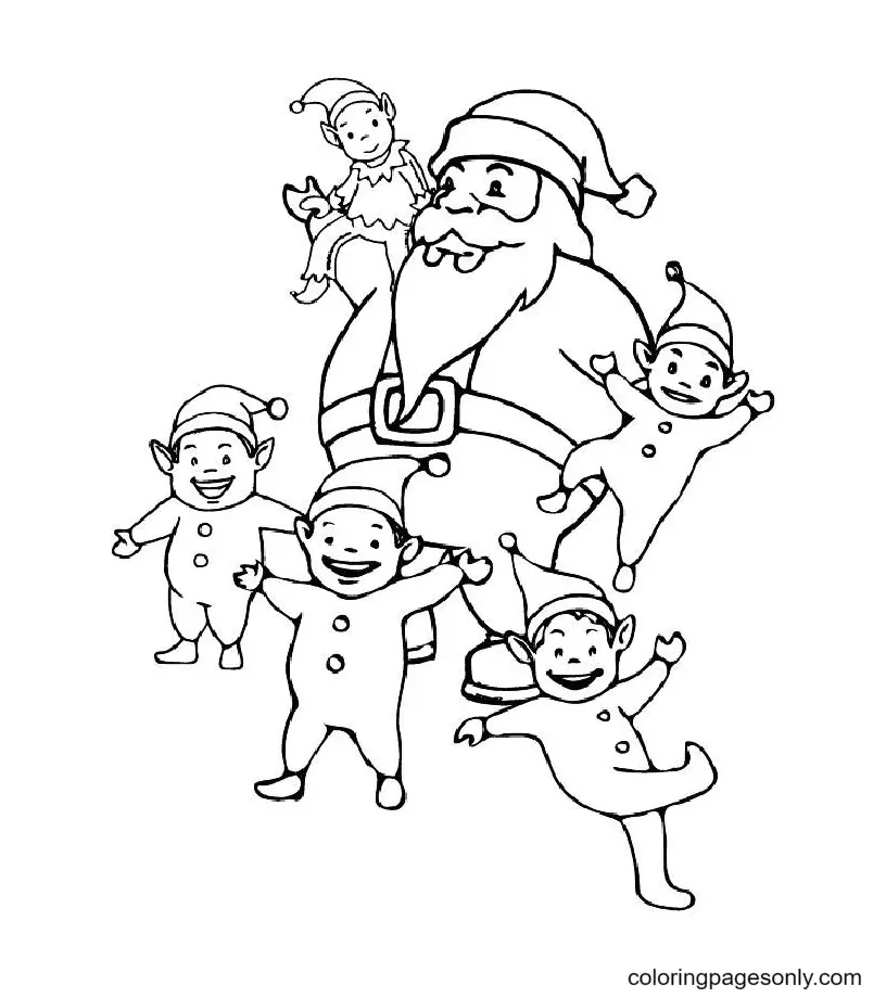 Desenhos de Duende Para Colorir 62