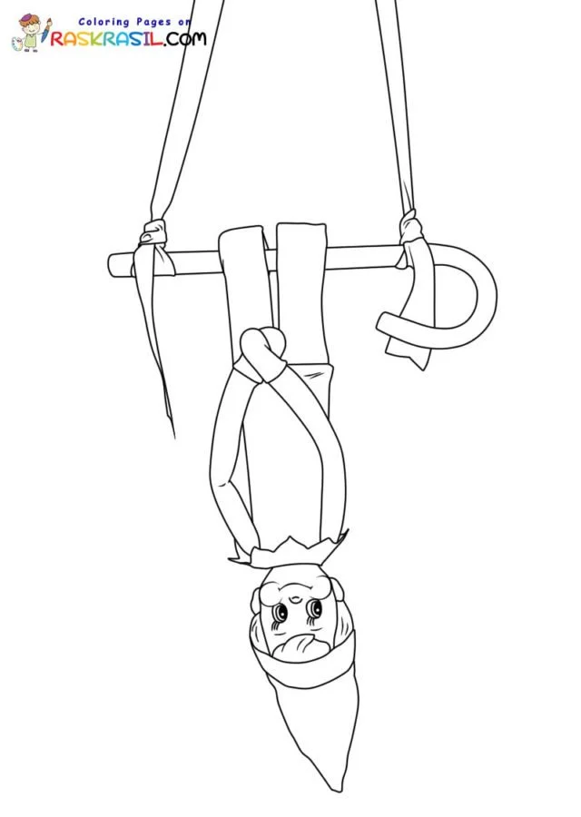 Desenhos de Elfo Na Prateleira Para Colorir 2