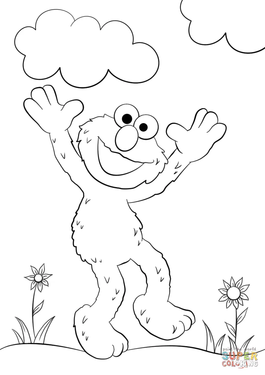 Elmo Coloring Pages 49