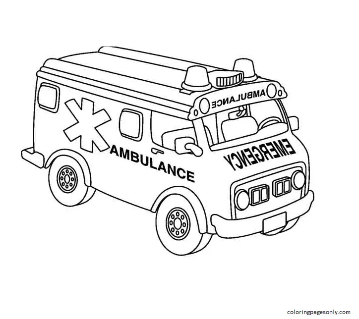 Desenhos de Emergencia Para Colorir 17