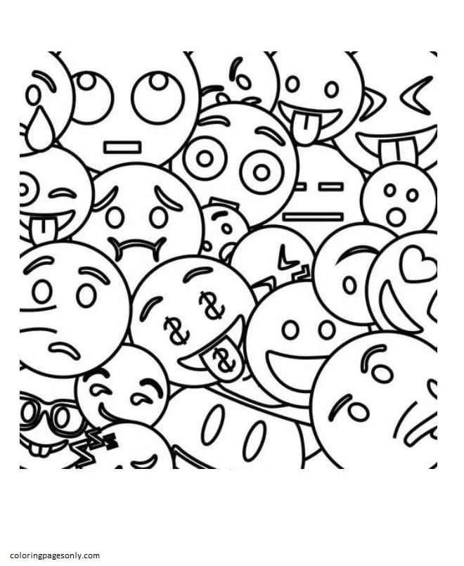 Emoji Ausmalbilder 14