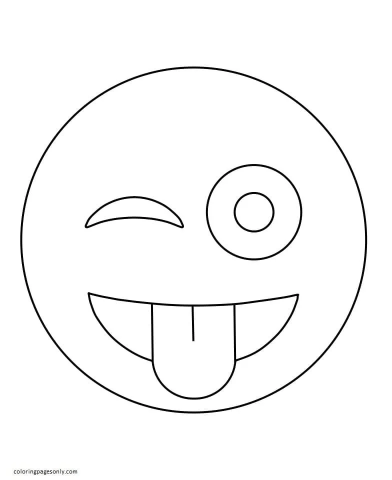 Emoji Ausmalbilder 17