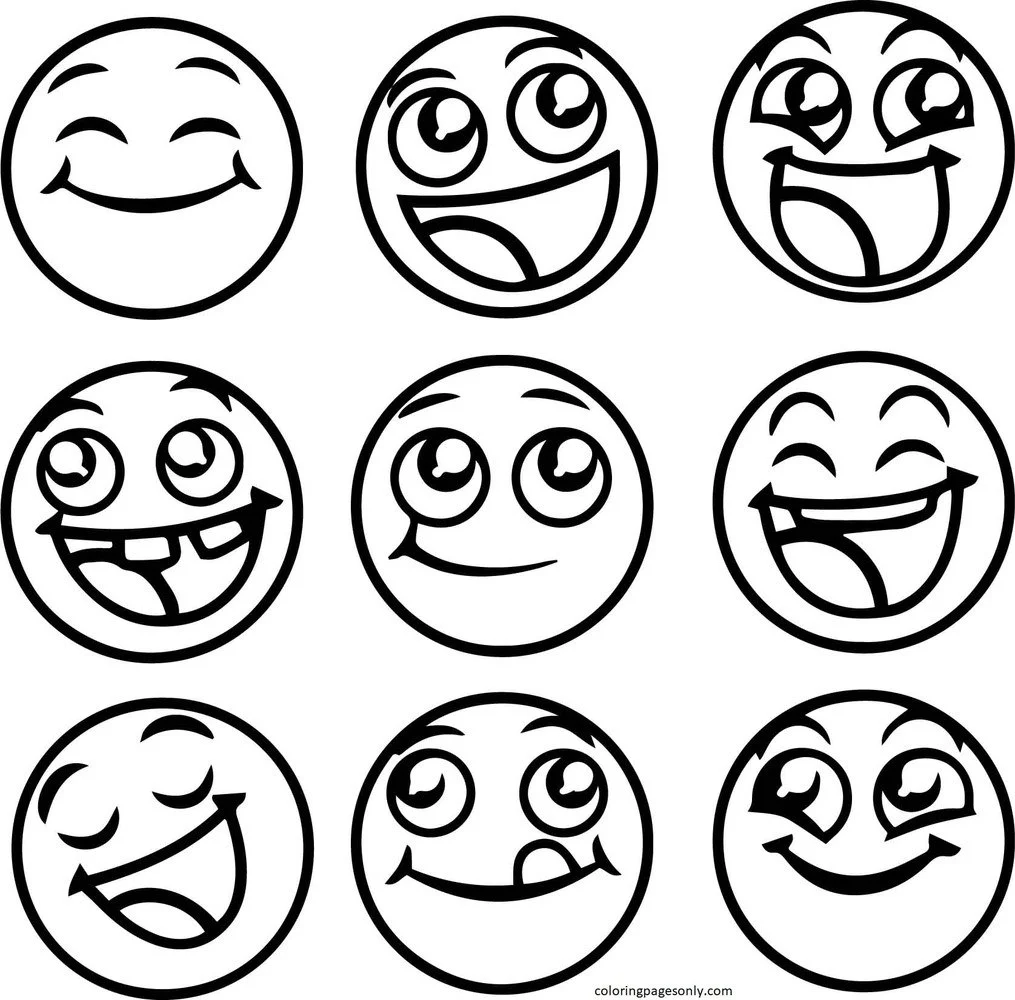 Emoji Ausmalbilder 19