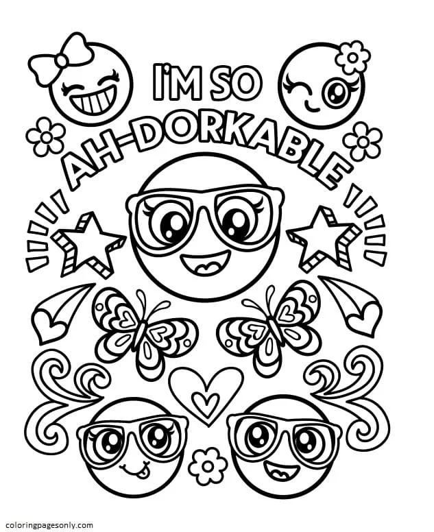 Emoji Ausmalbilder 24