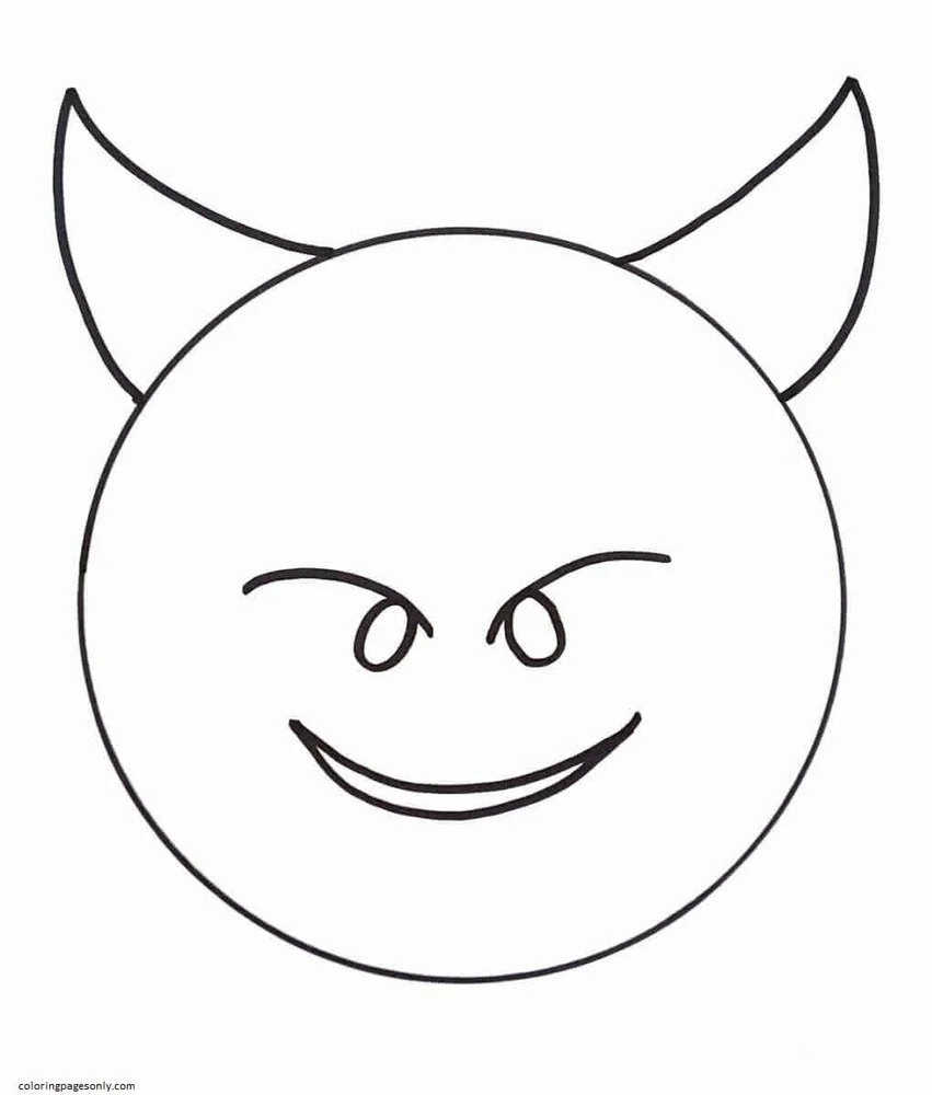 Emoji Ausmalbilder 25