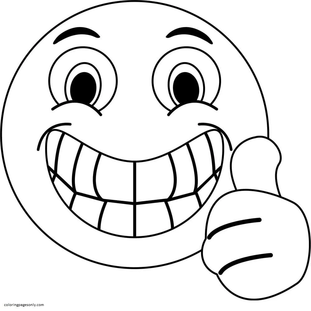 Emoji Ausmalbilder 26