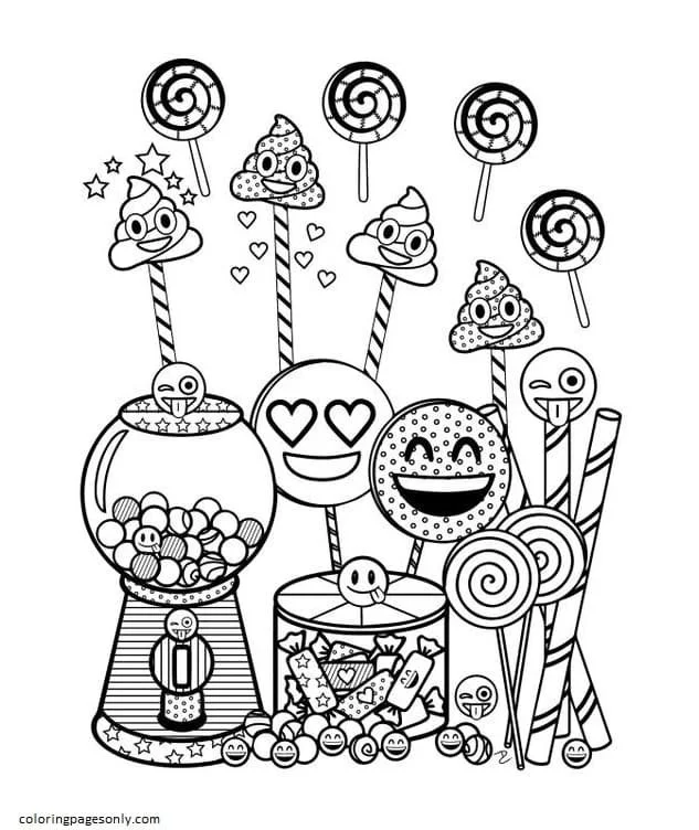 Emoji Ausmalbilder 27