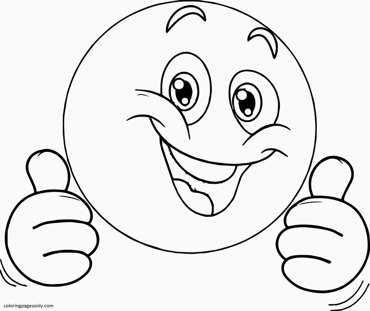 Emoji Ausmalbilder 3