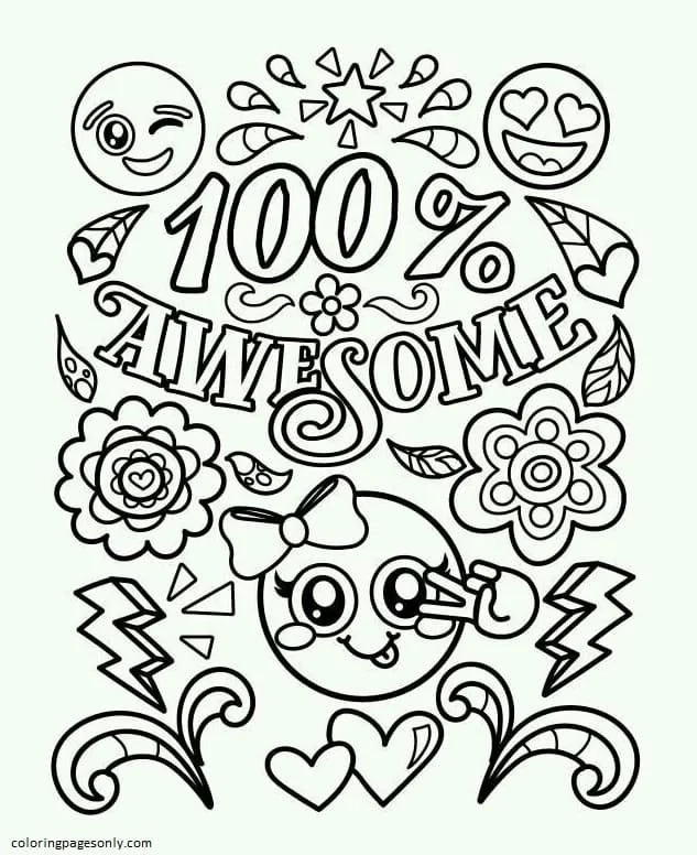 Emoji Ausmalbilder 33